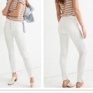 Madewell  10"High Rise Skinny jeans Sz.26 White